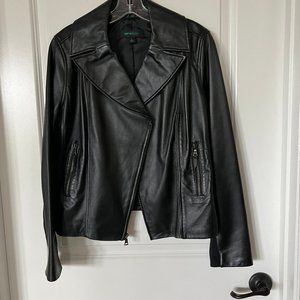 SienaStudio Black Leather Jacket   NWOT